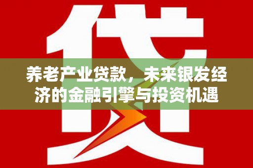 临潭养老产业贷款，未来银发经济的金融引擎与投资机遇