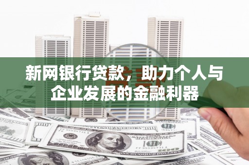 临潭新网银行贷款，助力个人与企业发展的金融利器