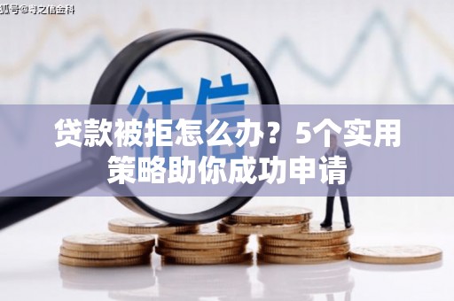 临潭贷款被拒怎么办？5个实用策略助你成功申请