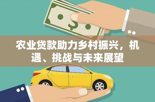 临潭农业贷款助力乡村振兴，机遇、挑战与未来展望