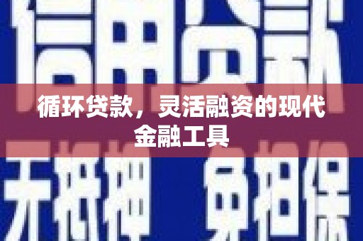 临潭循环贷款，灵活融资的现代金融工具