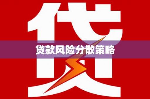 临潭贷款风险分散策略