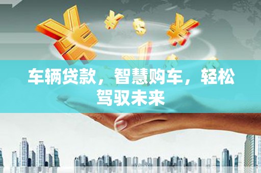 临潭车辆贷款，智慧购车，轻松驾驭未来