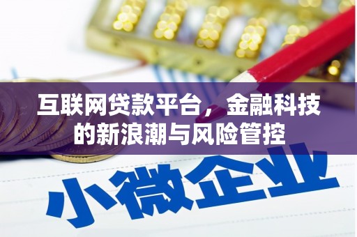 临潭互联网贷款平台，金融科技的新浪潮与风险管控