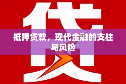 临潭抵押贷款，现代金融的支柱与风险