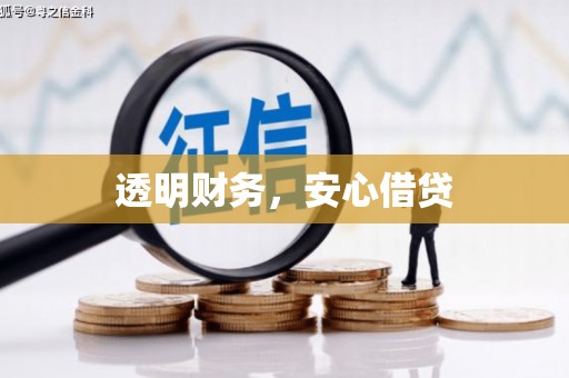 临潭透明财务，安心借贷