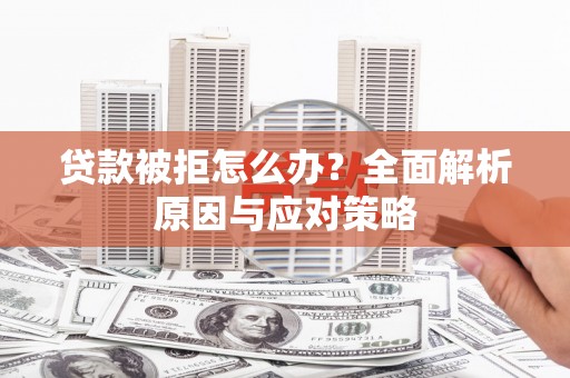 临潭贷款被拒怎么办？全面解析原因与应对策略