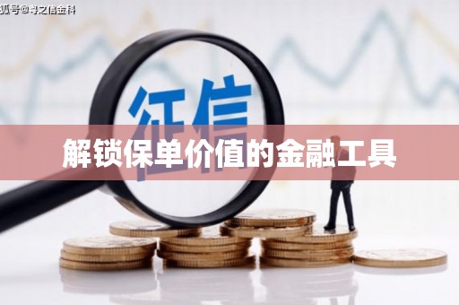 临潭解锁保单价值的金融工具